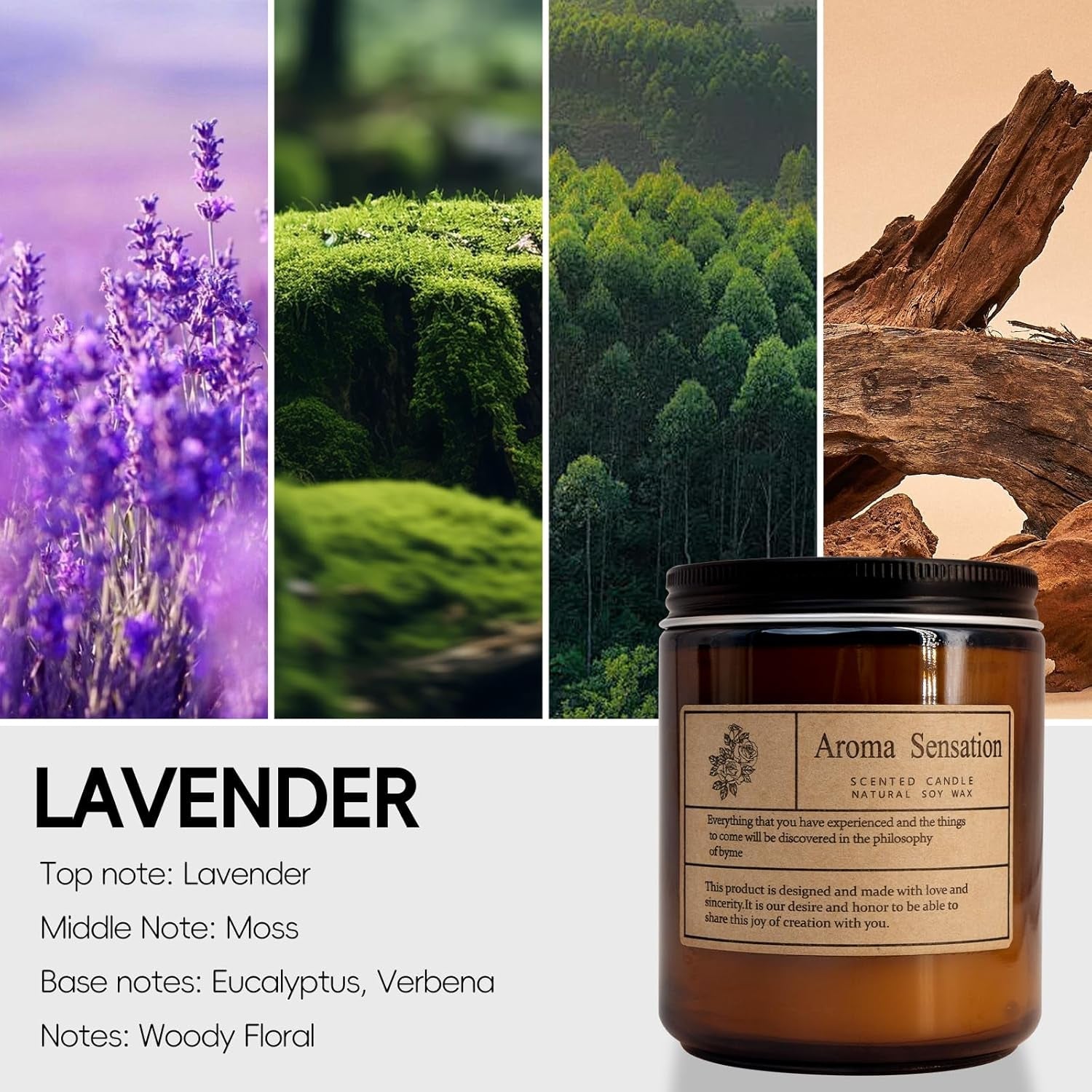 Soothing Lavender Scented Candle