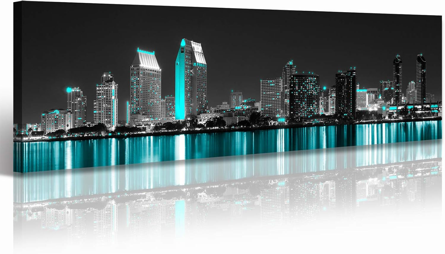 San Diego Skyline City Canvas