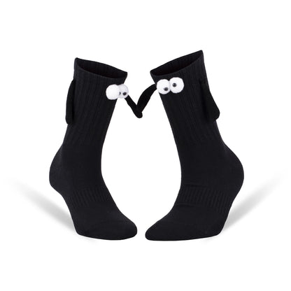 Magnetic Holding Hands Couple Socks for Valentines Day