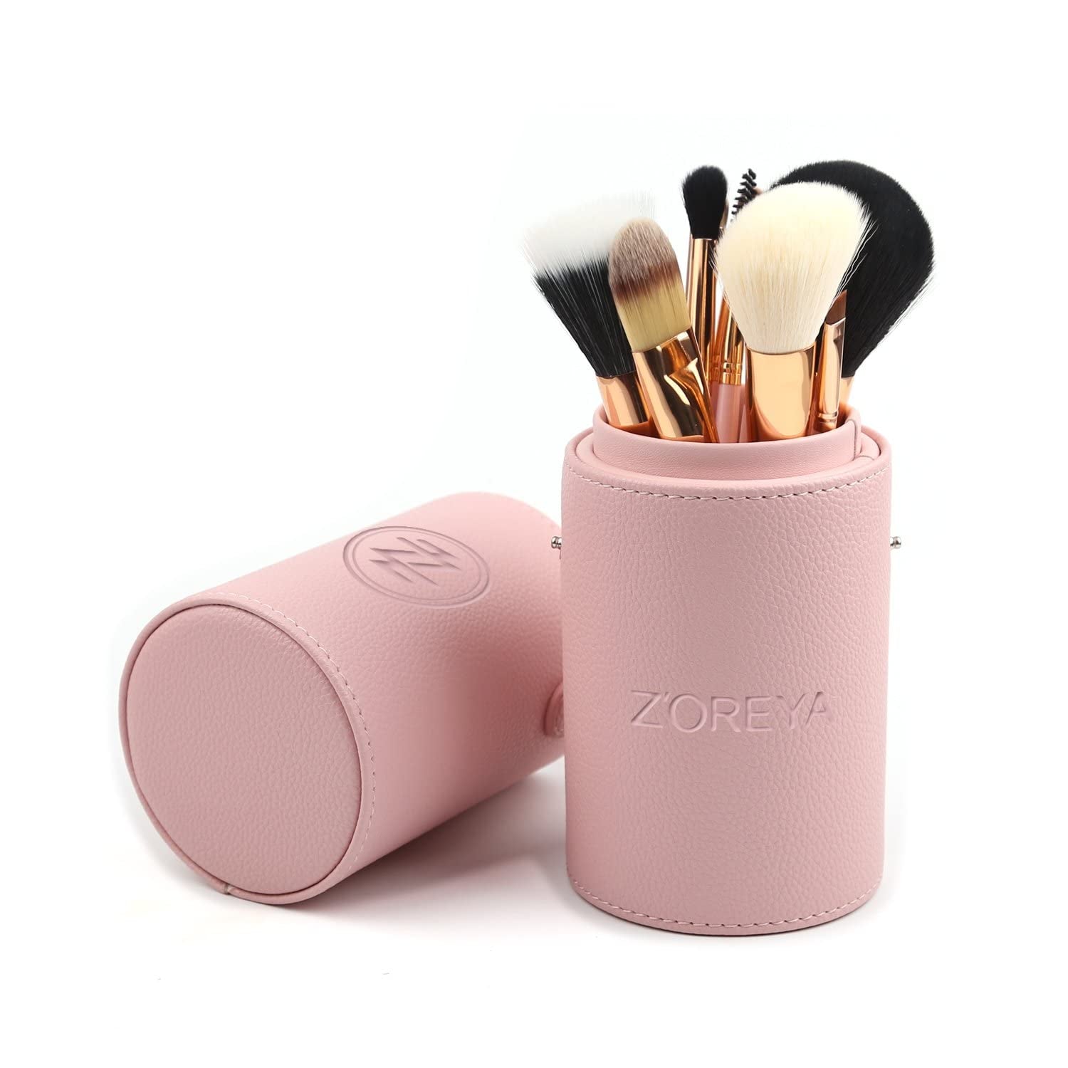 Glowing Pink Makeup Brush Set 