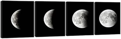 Eclipse Moon Modern Canvas