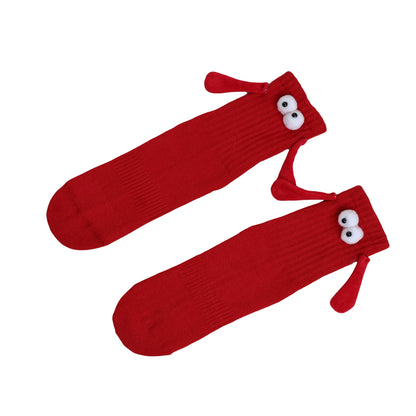 Magnetic Holding Hands Couple Socks for Valentines Day