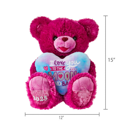 Valentine's Day 2025 Pink Sweetheart Teddy Plush