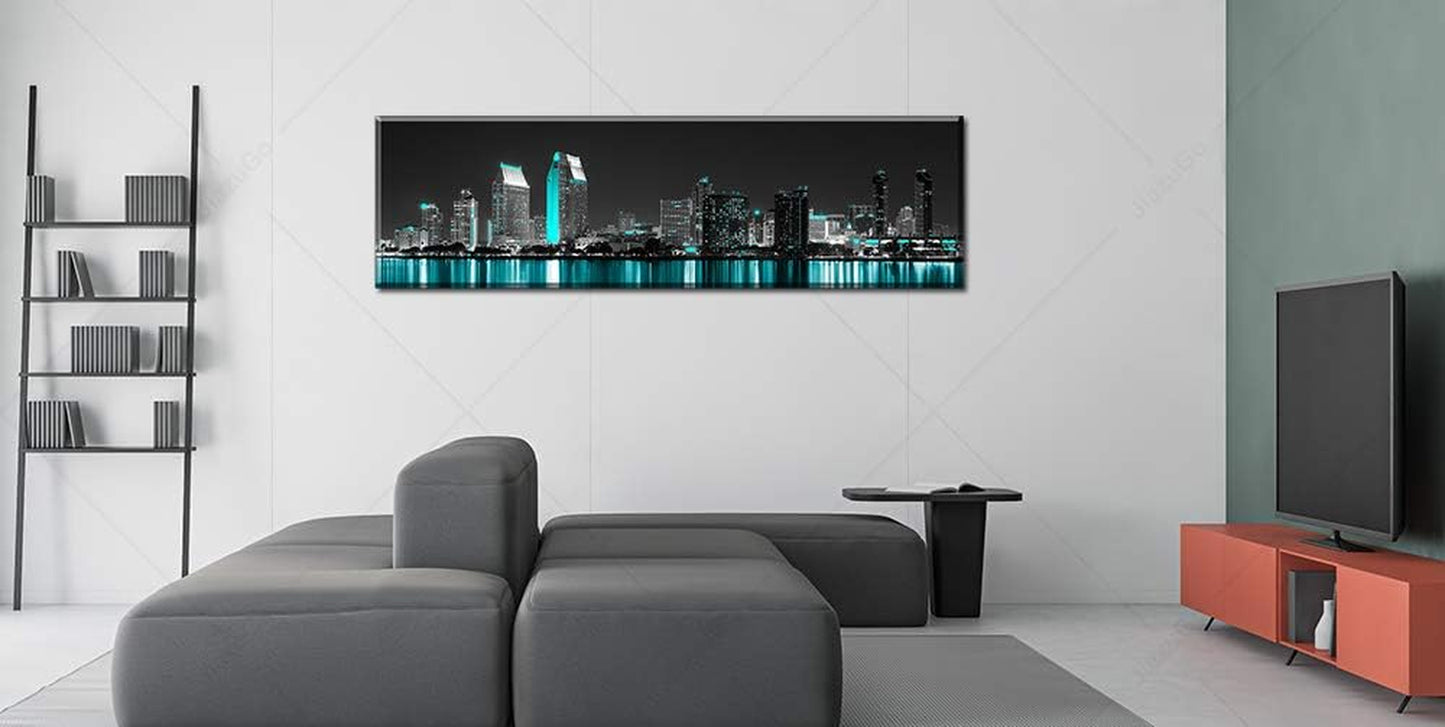 San Diego Skyline City Canvas