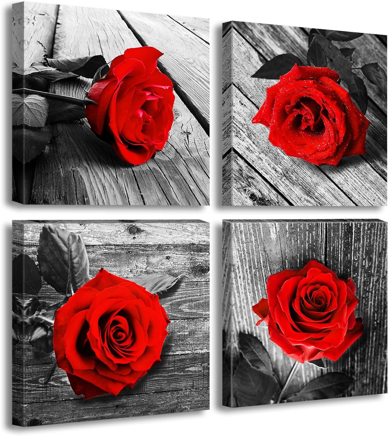 Red Rose Wall Art