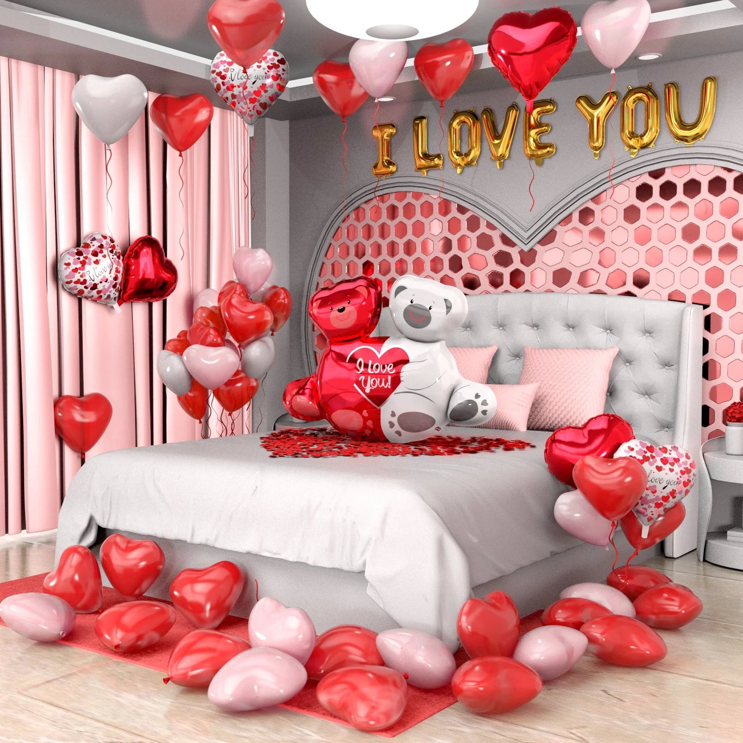 Valentines Day Balloon Decorations