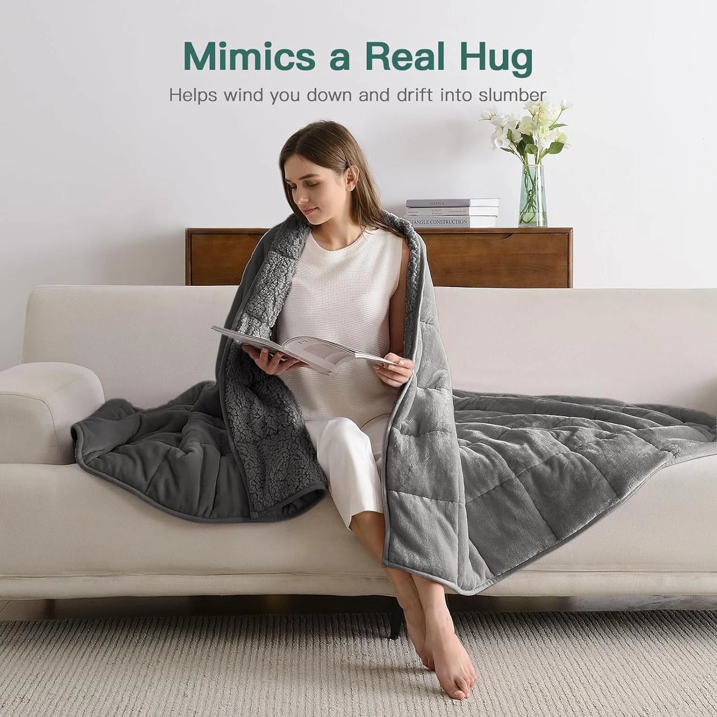 Comfy Fleece Weighted Blankets 