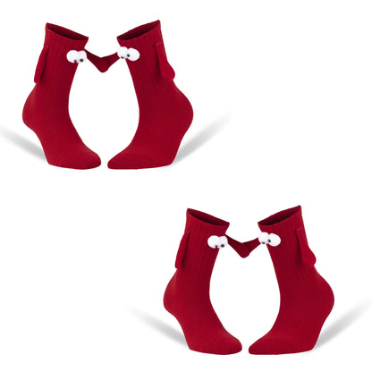 Magnetic Holding Hands Couple Socks for Valentines Day